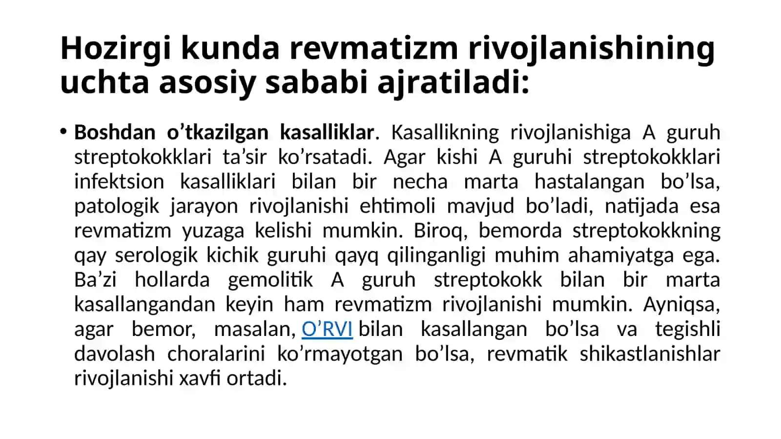 Revmatizm nima. Kasallik haqida umumiy ma’lumot 3