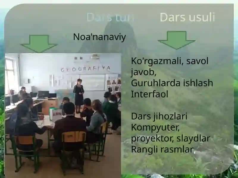 "Fors qo‘ltig‘i Arab mamlakatlari davlatlari" DARS ISHLANMA 3