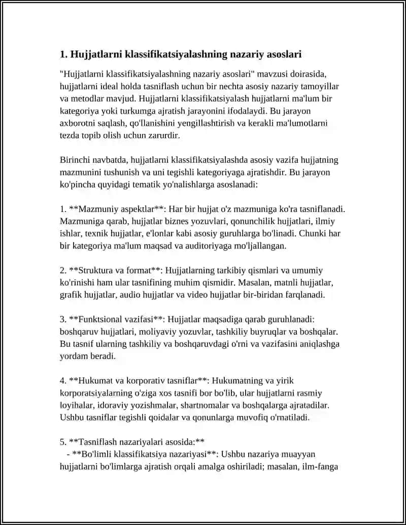 Hujjatlarni klassifikatsiyalash 3