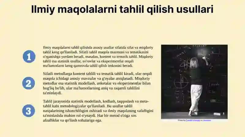 Ilmiy maqolalarni tahlil qilish 3