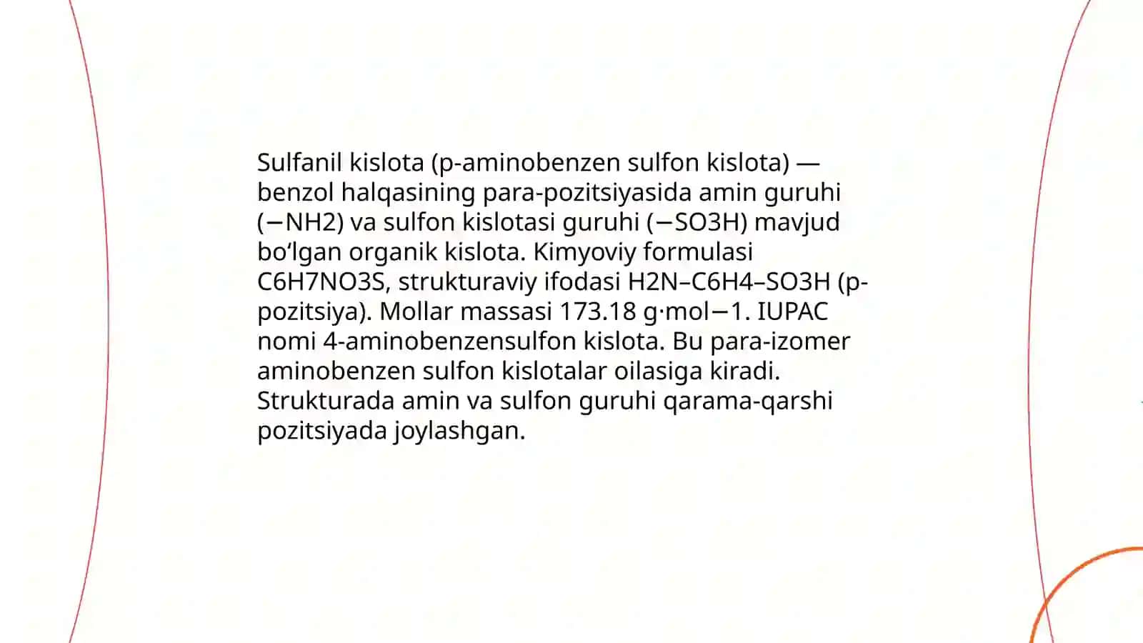 Sulfanil Kislotalar 3