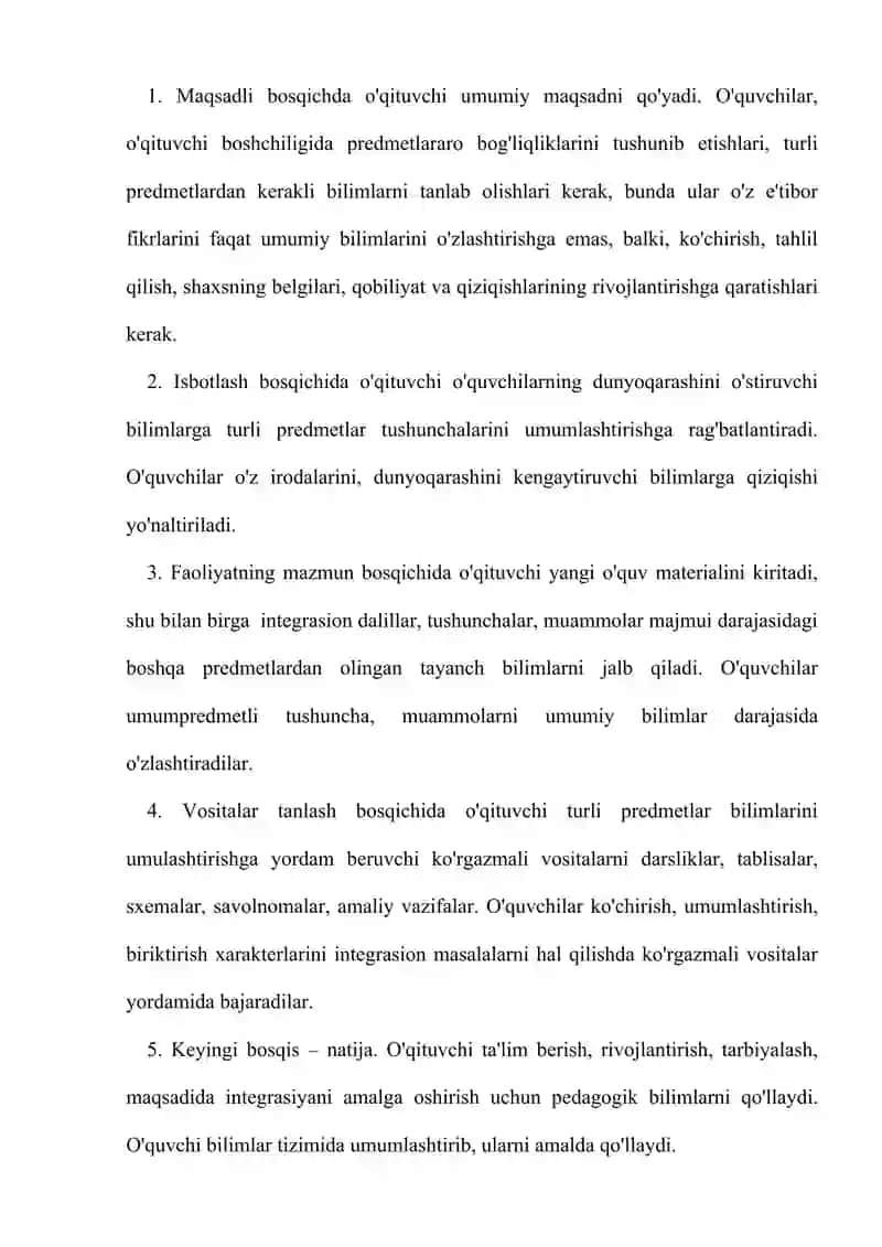 Darsning samaradorliginbi oshirish bo'yicha tavsiyalar 3