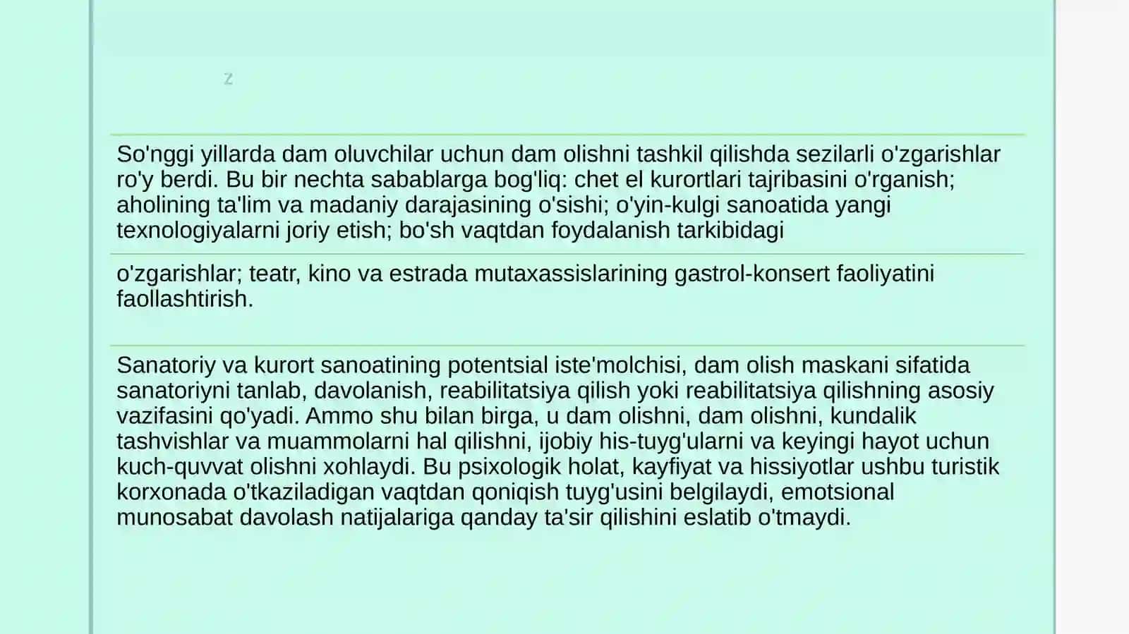 Dam olish maskanlarida animatsiyavahordiq chiqarish 3