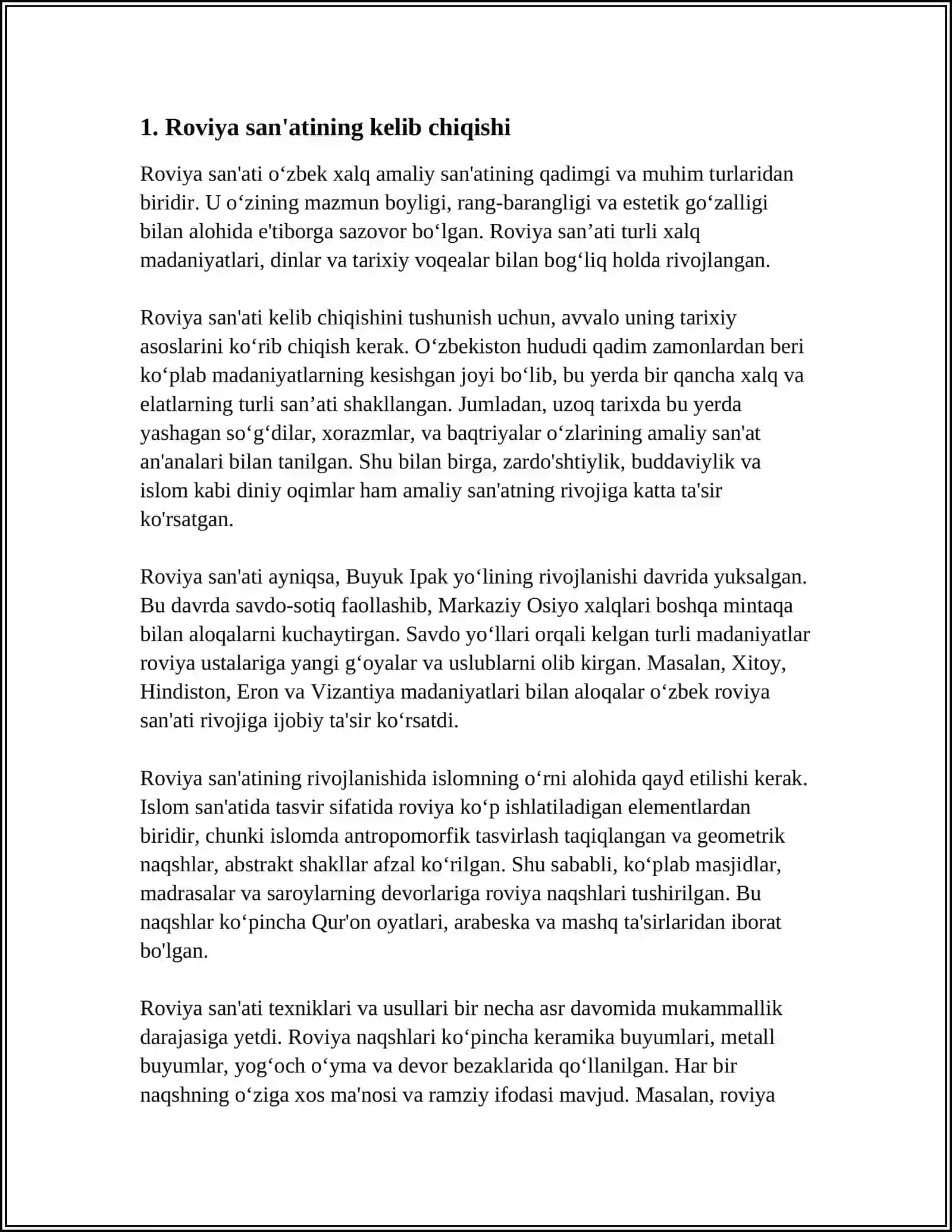 ROVIYLIK SAN’ATI HAQIDA TUSHUNCHA 3