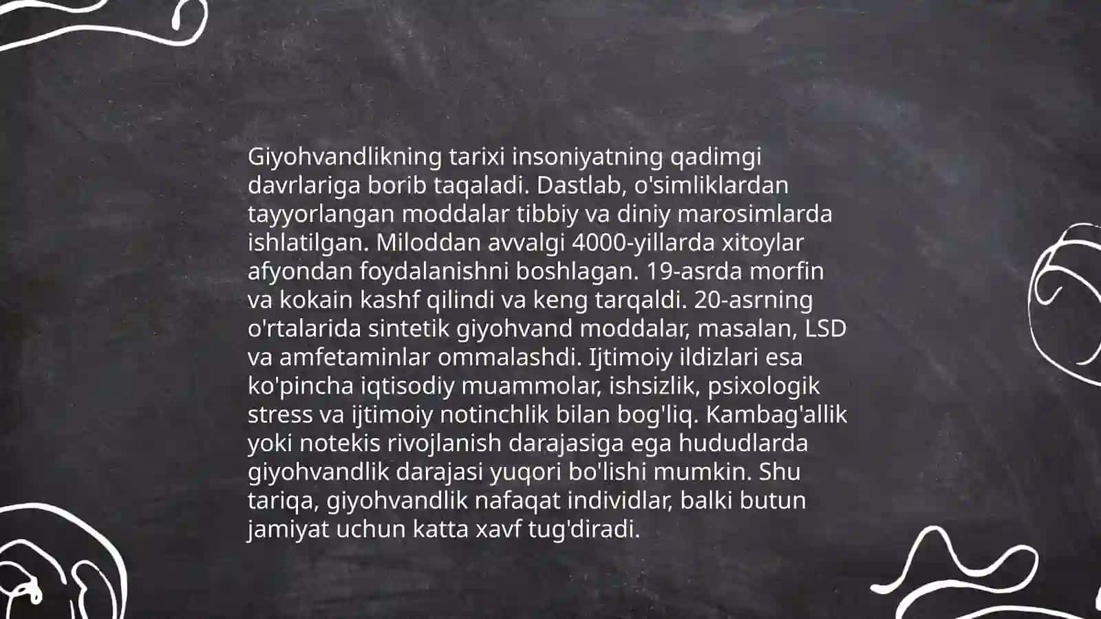 Giyohvandlikning tarixi va uning ijtimoiy ildizlari 3