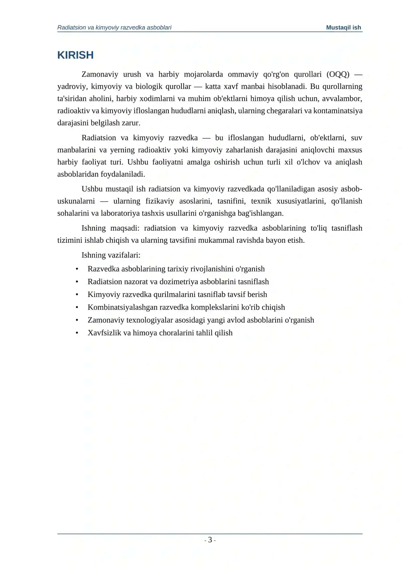 RADIATSION VA KIMYOVIY RAZVEDKA ASBOBLARINI TASNIFLASH VA TAVSIFLASH 3