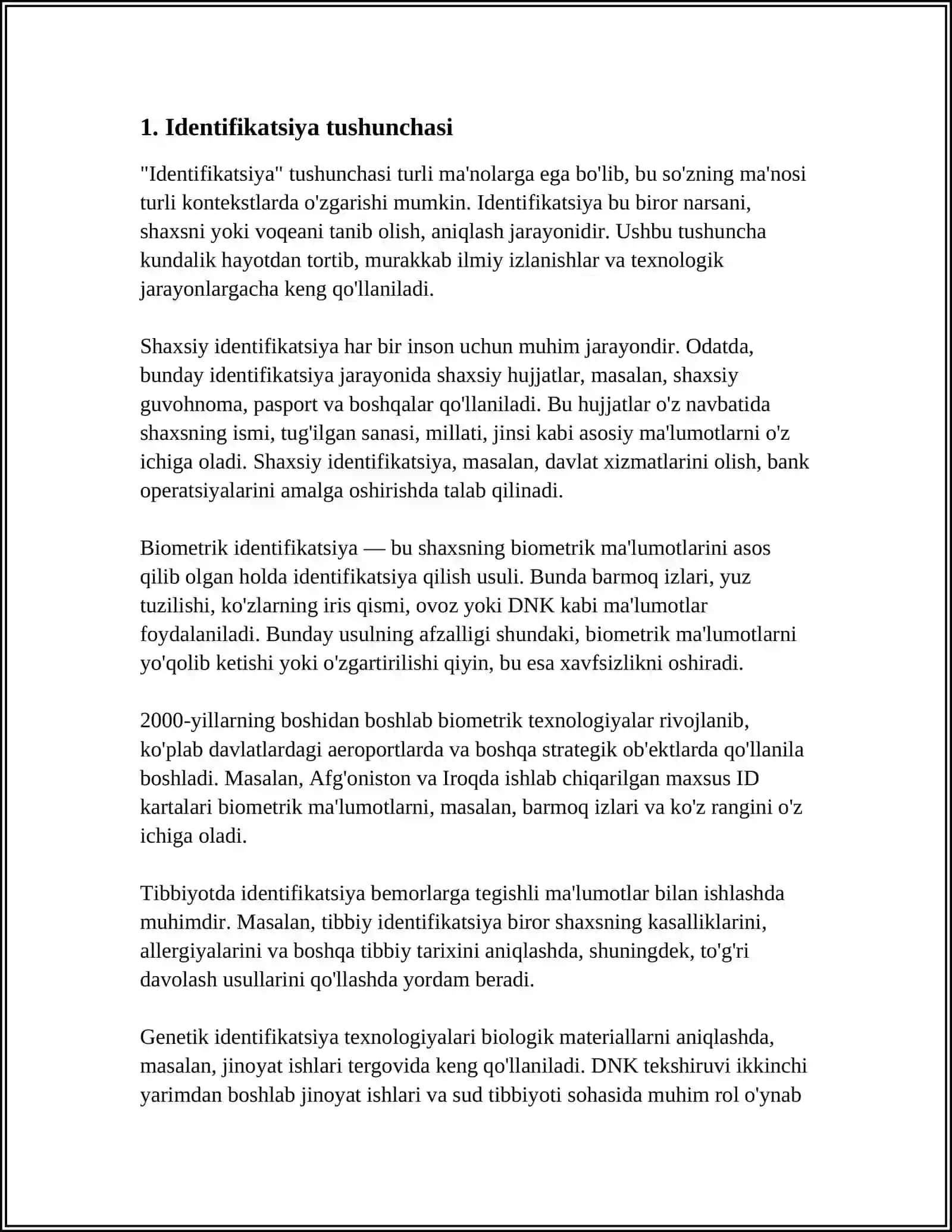 IDENTIFIKATSIYA VA UATENTIFIKATSIYA TUSHUNCHASI VA VAZIFALARI 3