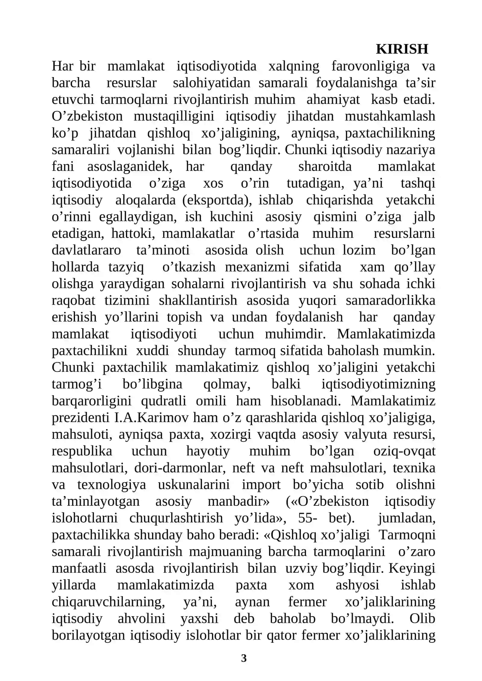 Paxtachilikda suv sarfini kamaytirish va uning iqtisodiy samaradorligi baholashda axboorot maslahat xizmatlaridan foydalanish 3