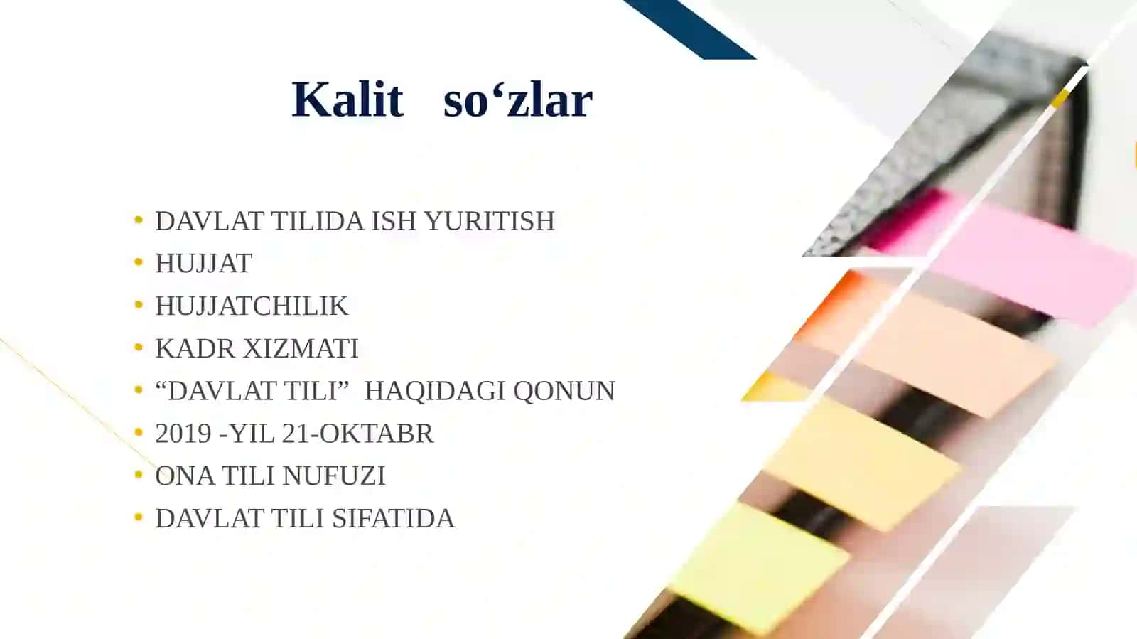 “Davlat tilida ish yuritish” fanining maqsad va vazifalari 3