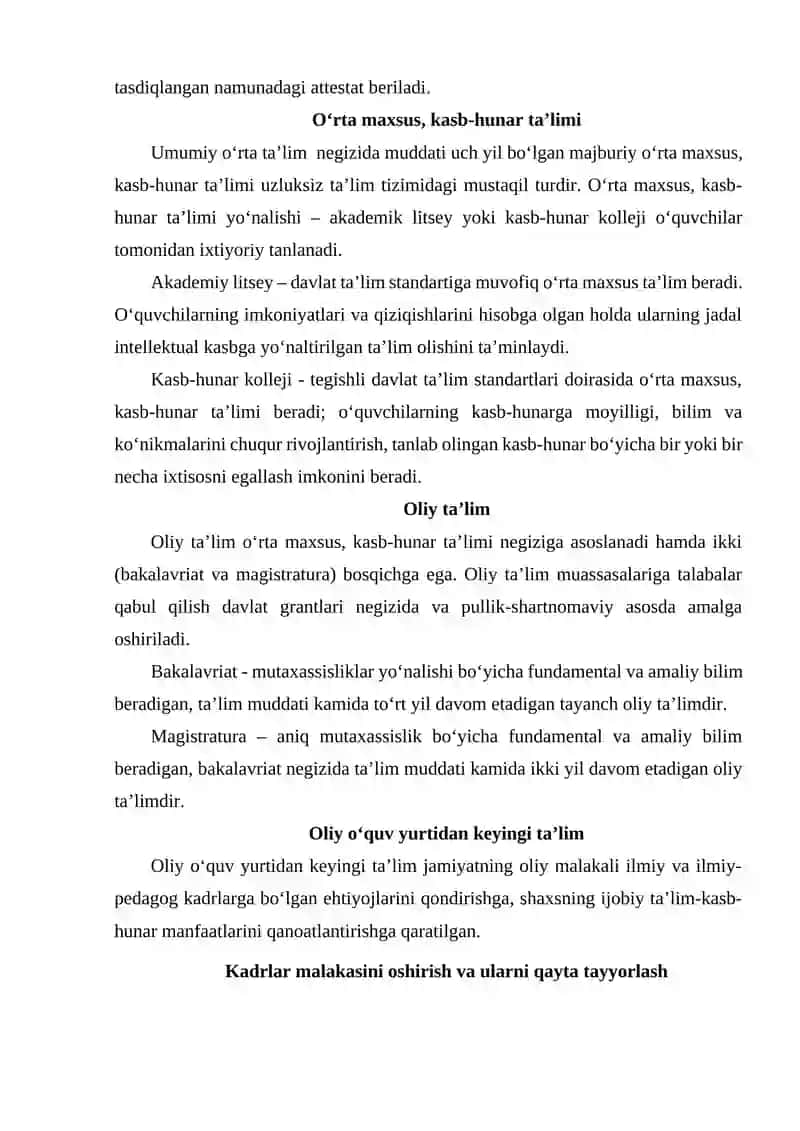 Uzluksiz ta’lim tizimlari 3