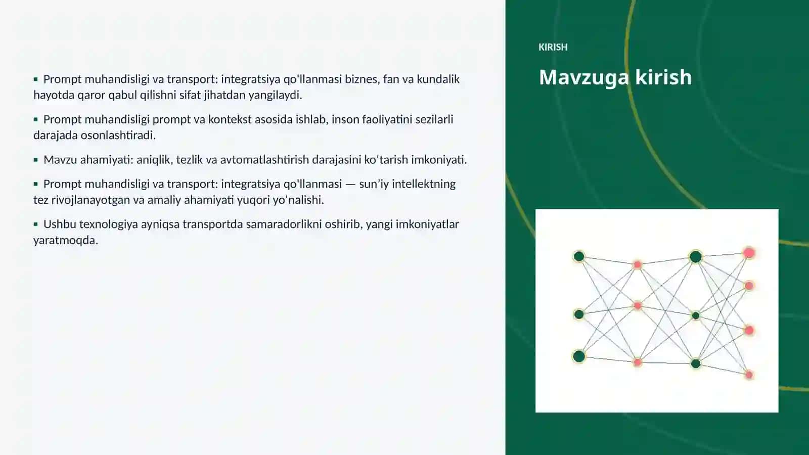 Prompt muhandisligi va transport: integratsiya qo'llanmasi 3