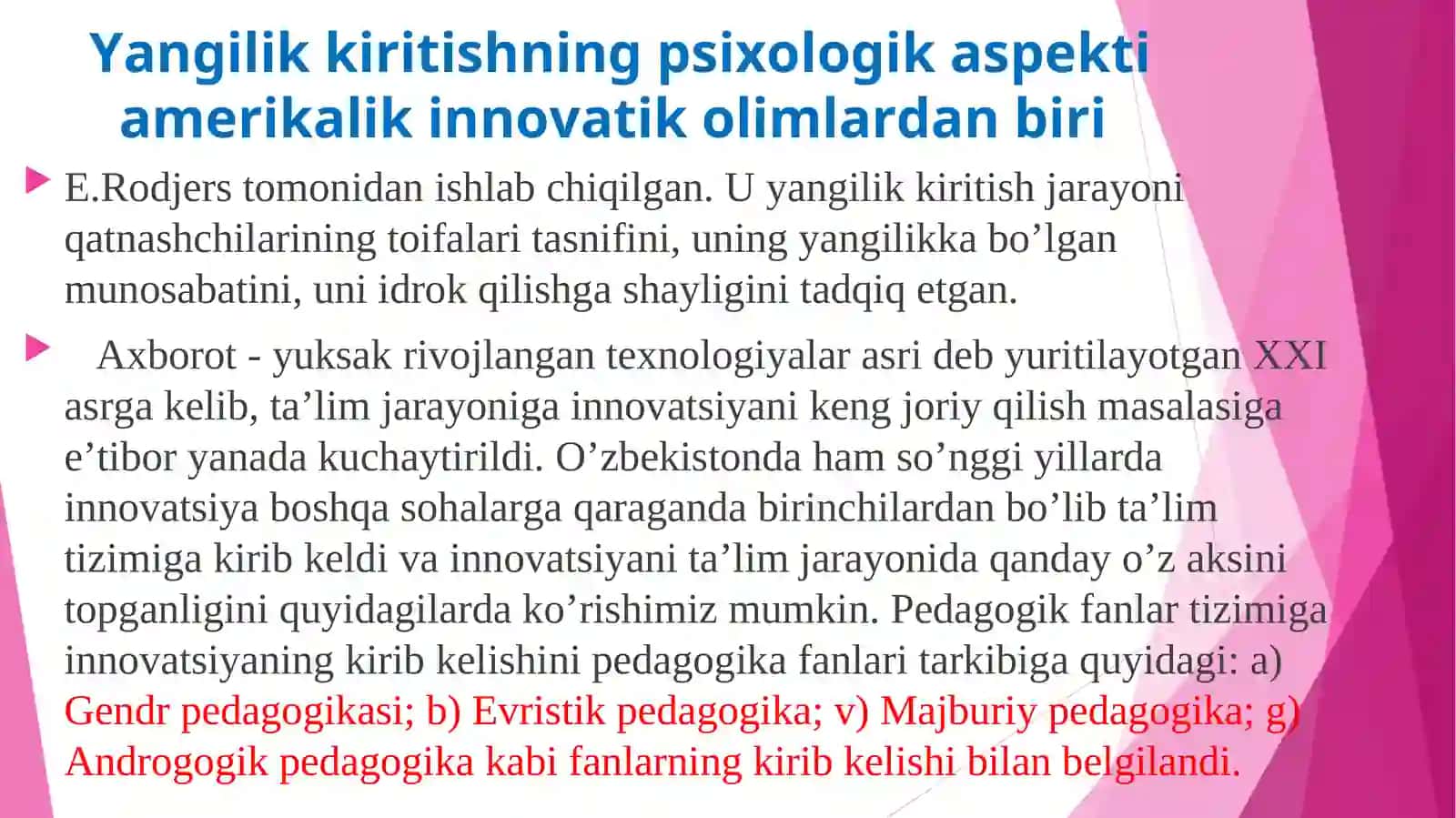 TA’LIMDA INNOVATSION JARAYONLAR 3