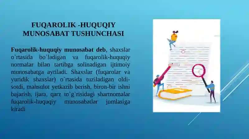 Fuqarolik huquqi va burchlarining vujudga kelish asoslari 3
