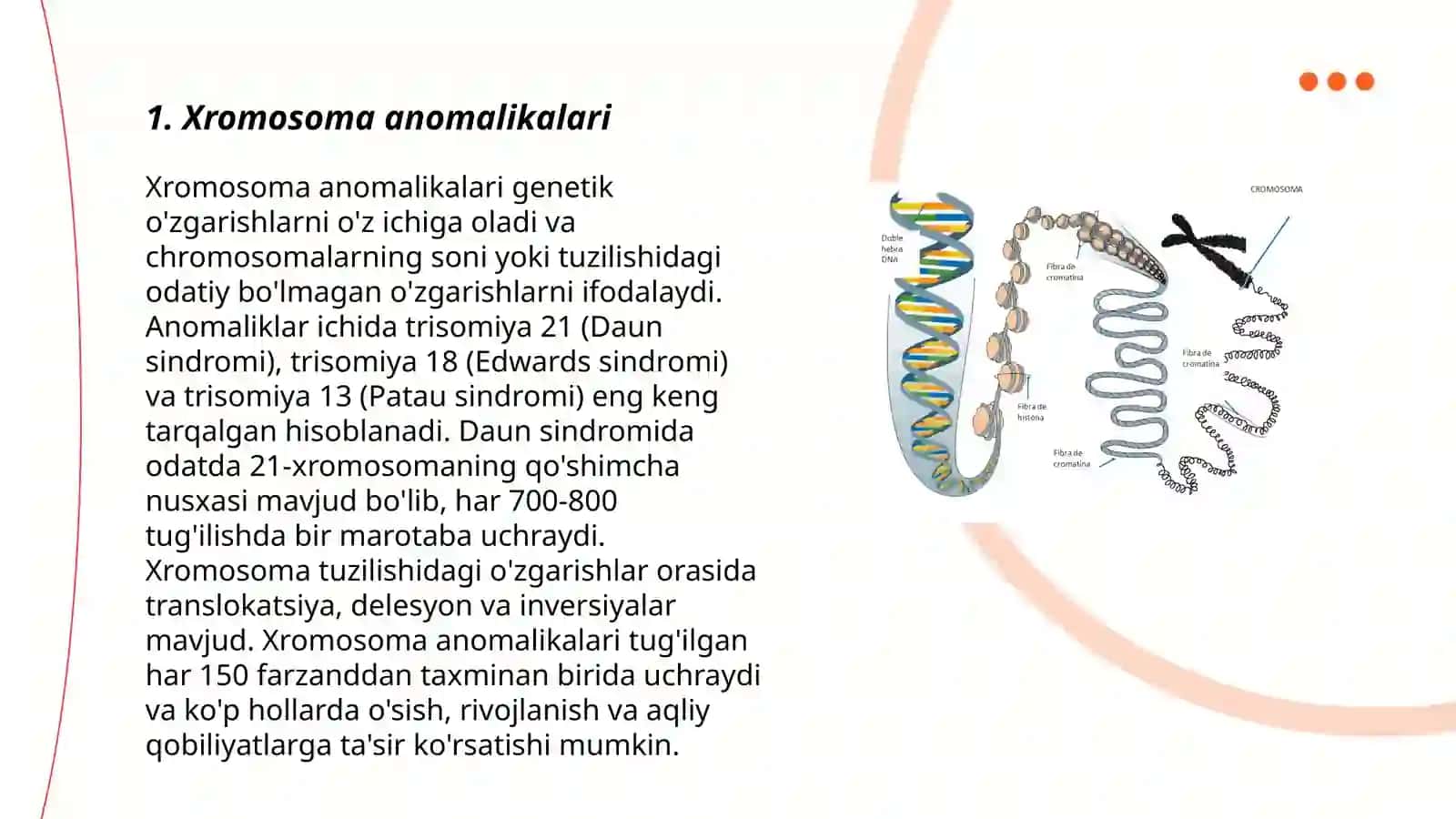 Xromosoma anomalikalari 3
