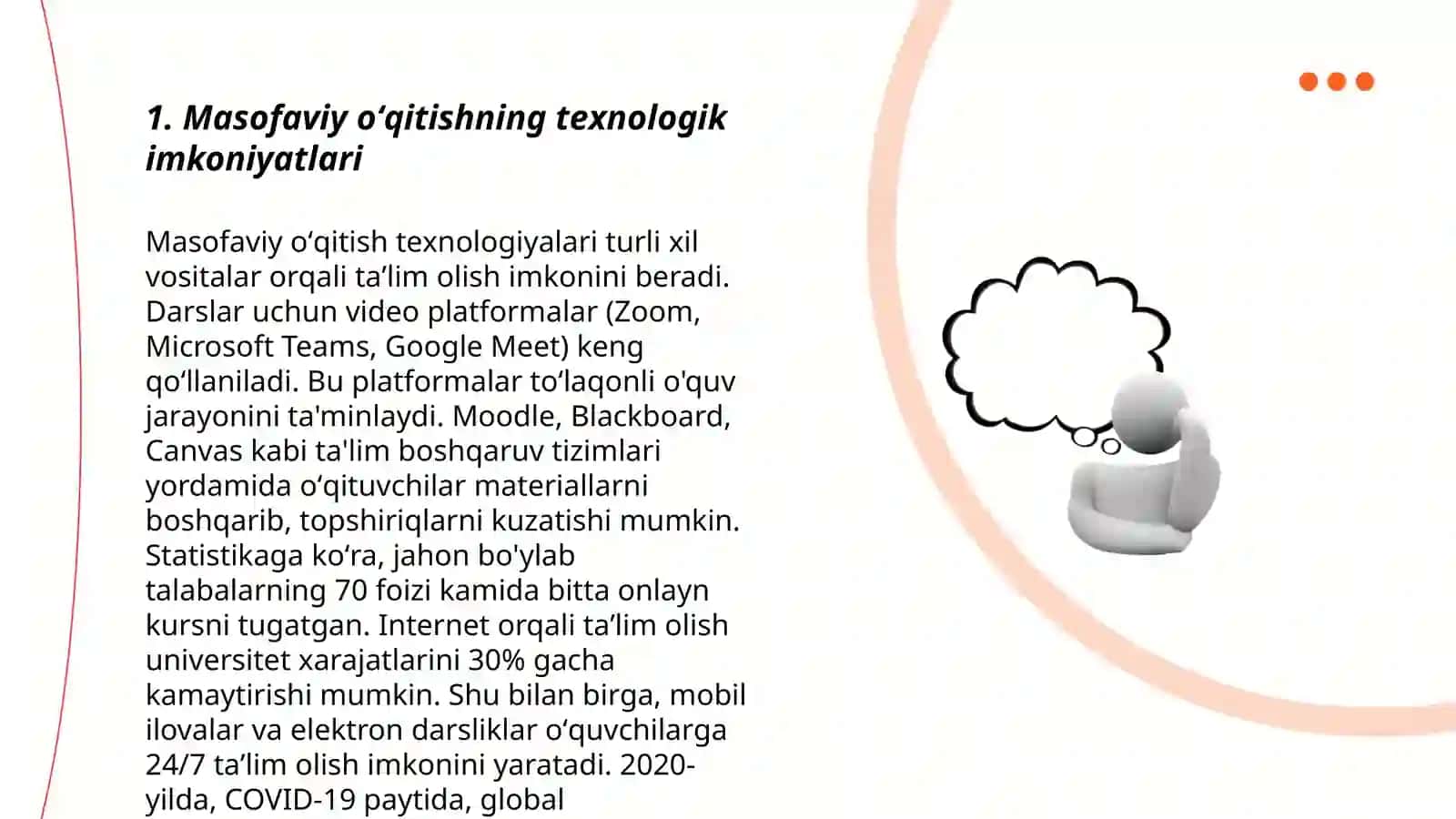 Masofaviy oʻqitishning dolzarbligi 3