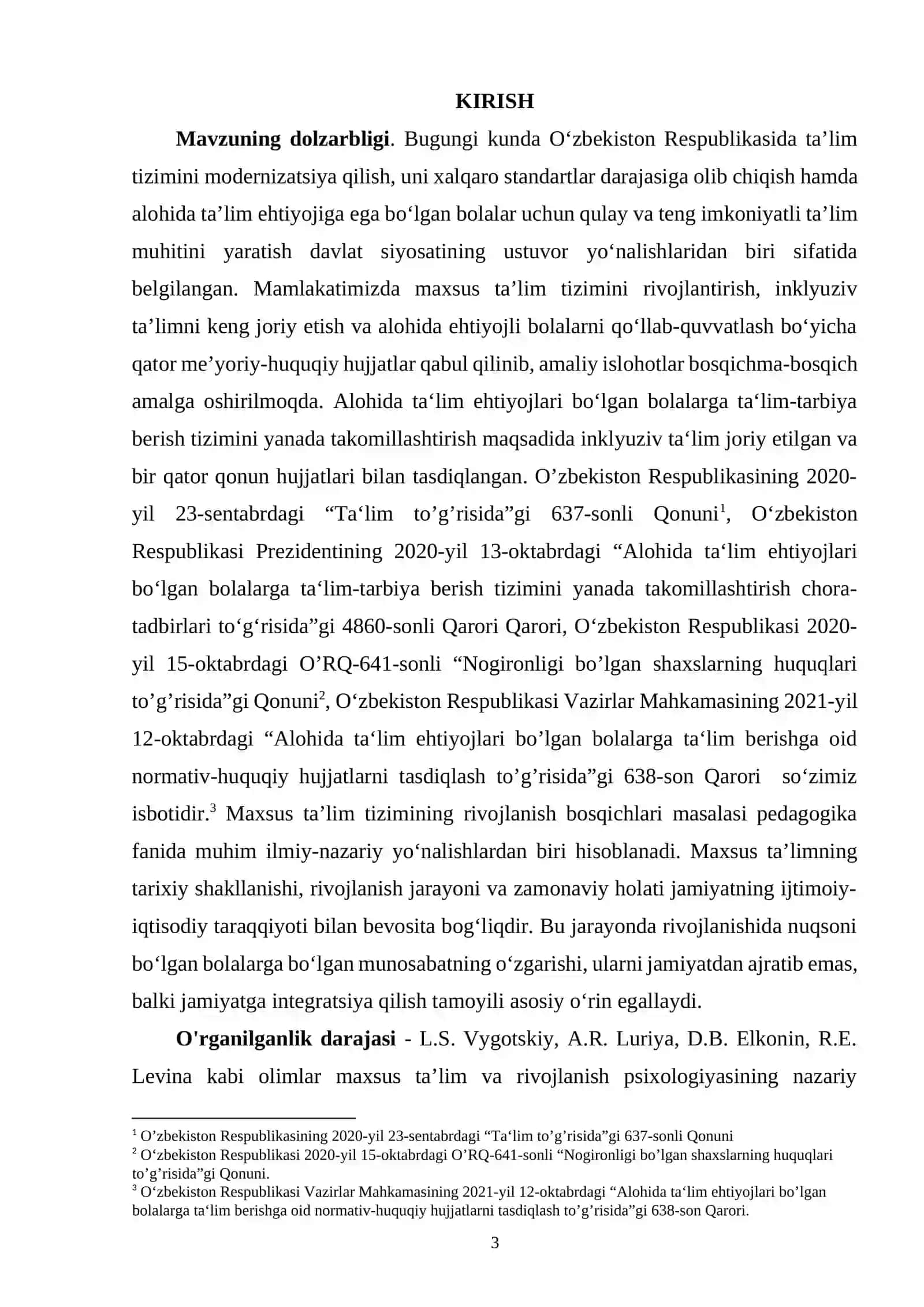 MAXSUS TA’LIM TIZIMINING RIVOJLANISH BOSQICHLARI 3