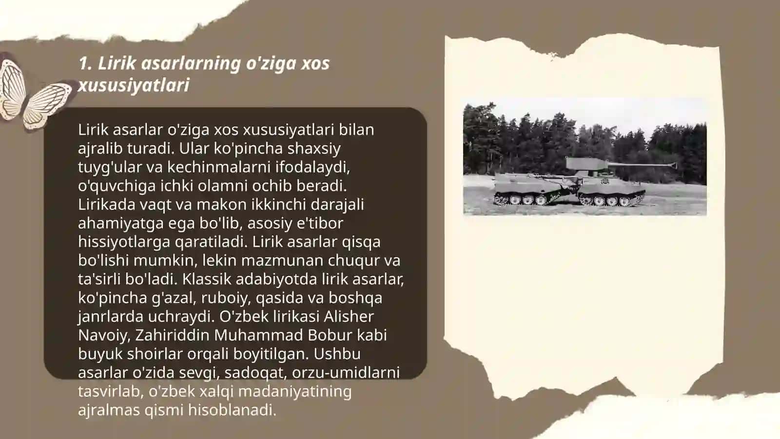 Lirik turdagi asarlarni ifodali o'qish 3