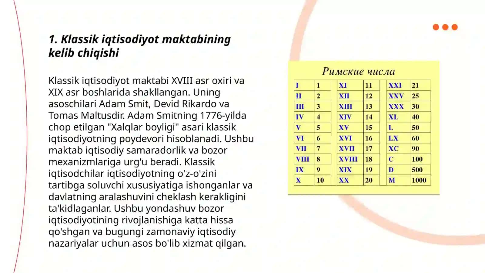Klassik iqtisodiyot maktabining asoschilari 3