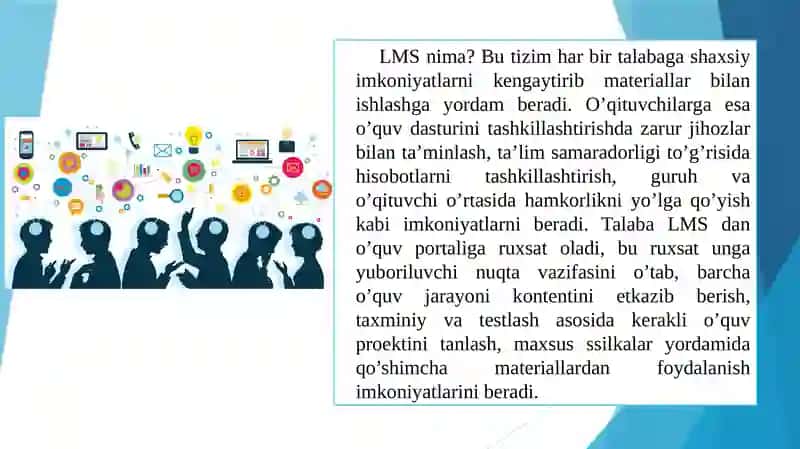 LMS (learning management systems) ta’limni boshqaruv tizimlari 3
