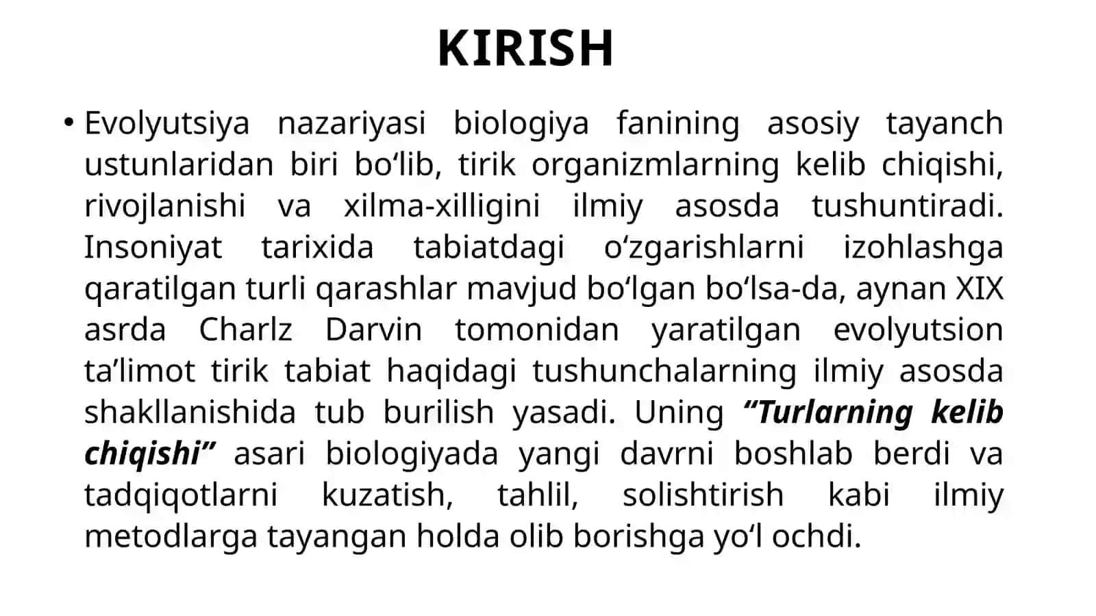 Ch.Darvinvaboshqaolimlarningevolyutsiyagadoirasarlari 3
