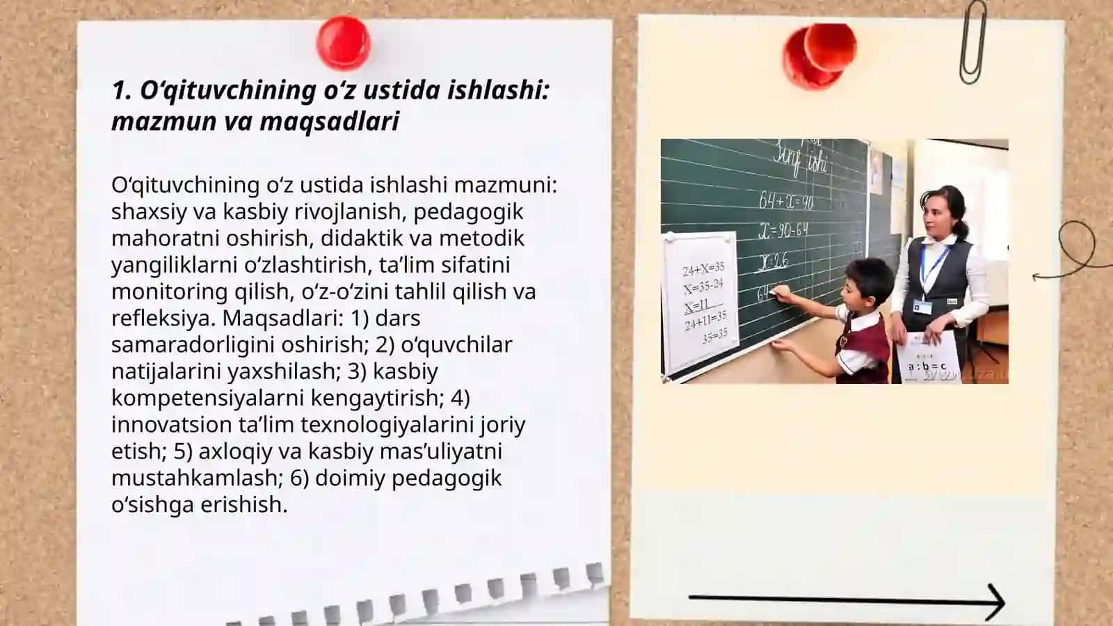 O‘qituvchining o‘z ustida ishlashi va o‘z-o‘zini baholash usullarini tasniflash 3