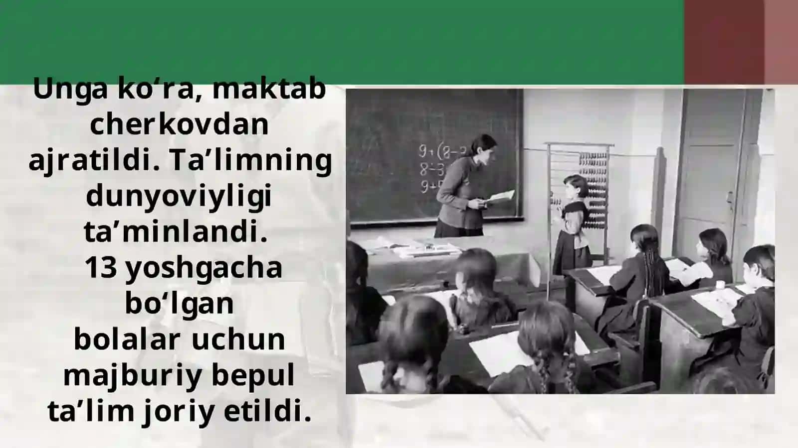 9-sinf Jahontarixi fanidan darsligi asosida 6-mavzu 3