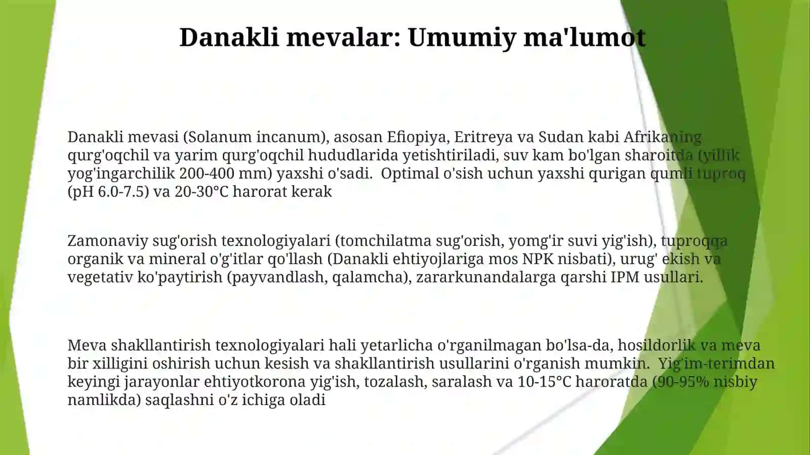Danaklimevalarniyetishtirishvaulargashaklberishtexnologiyasi 3