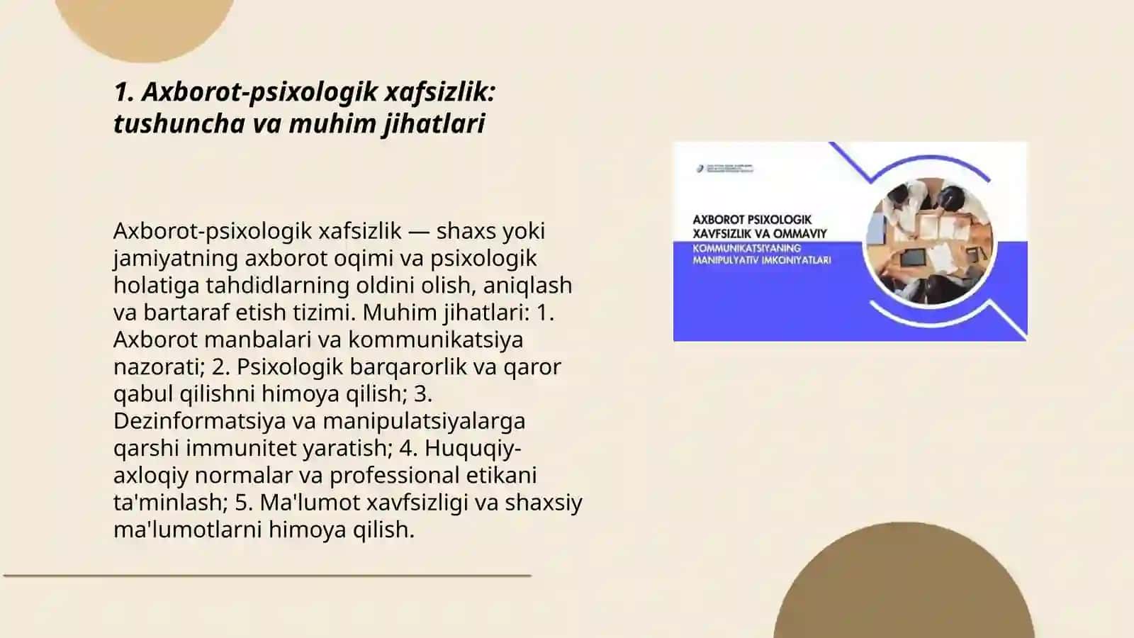 Axborot-psixologik xafsizlikning asosiy belgilari 3