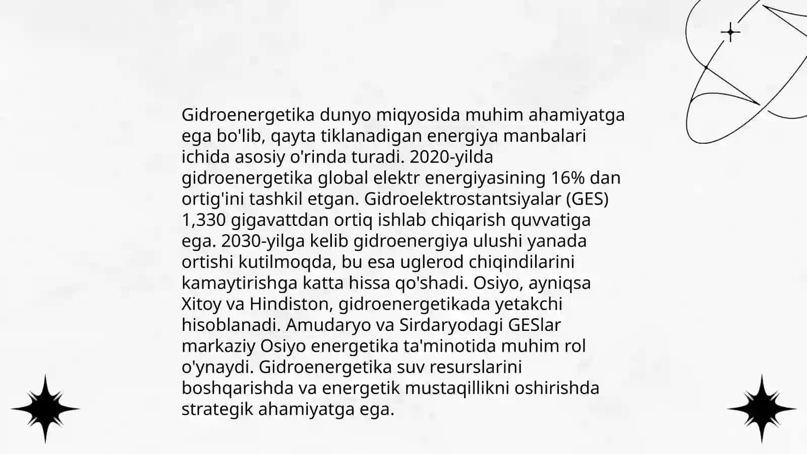 Jahon gidroenergetik potentsiali tahlili 3