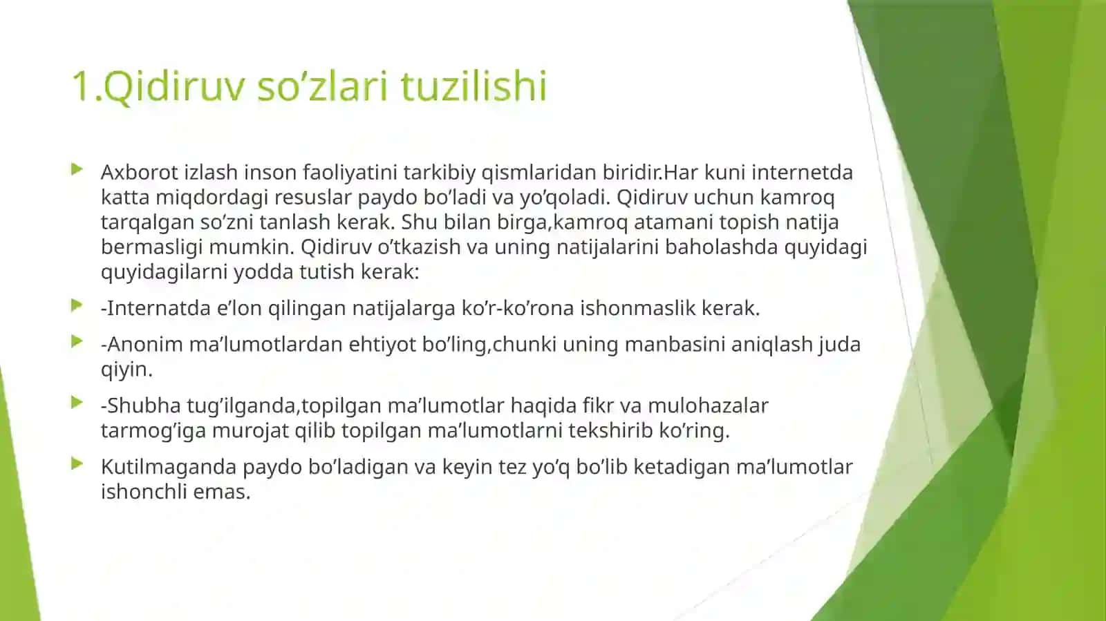 Internetda samarali qidiruv 3