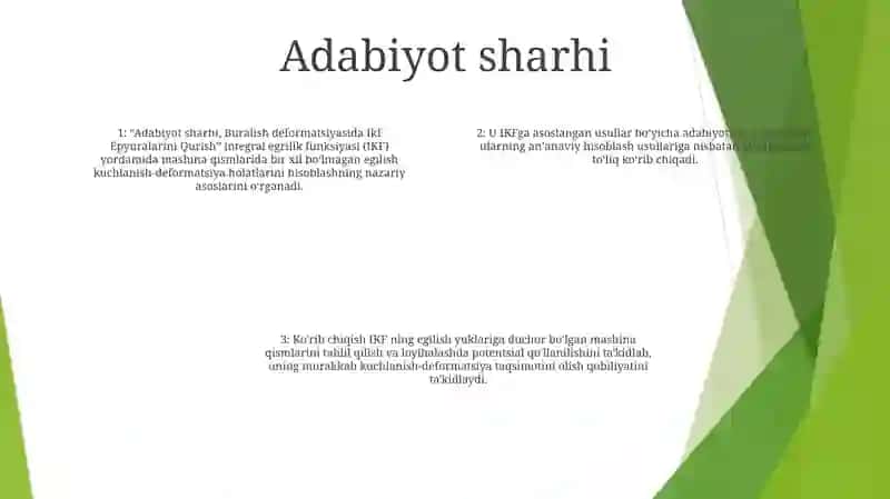 Buralish Deformatsiyasida Ikf Epyuralarini Qurish 3