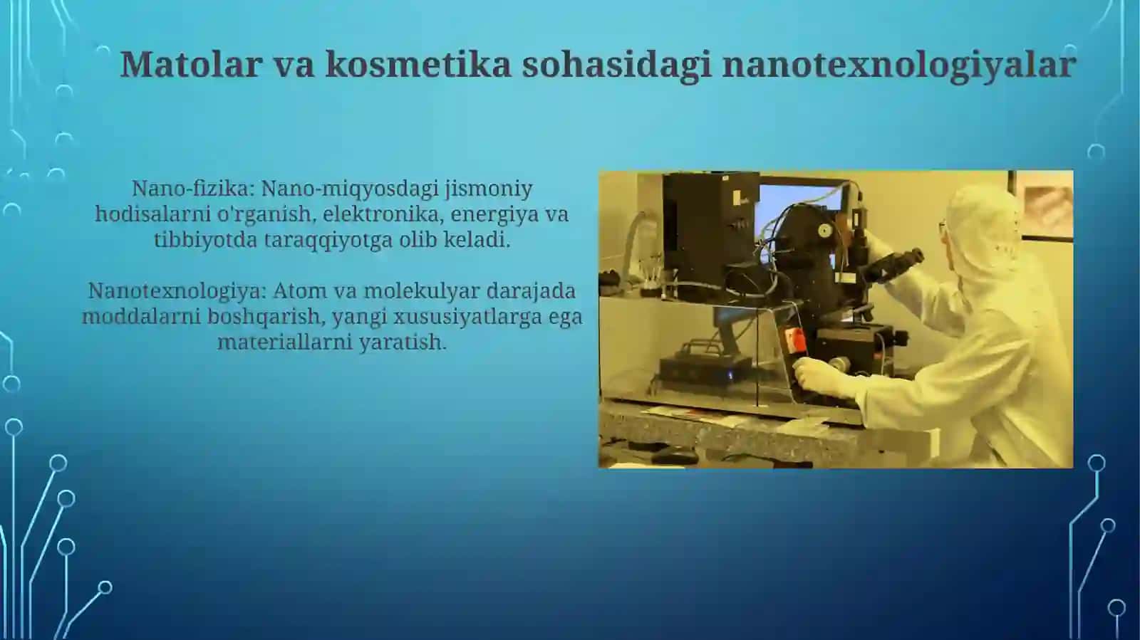 Nanotexnologiya Nanofizika Nanorobotlar 3