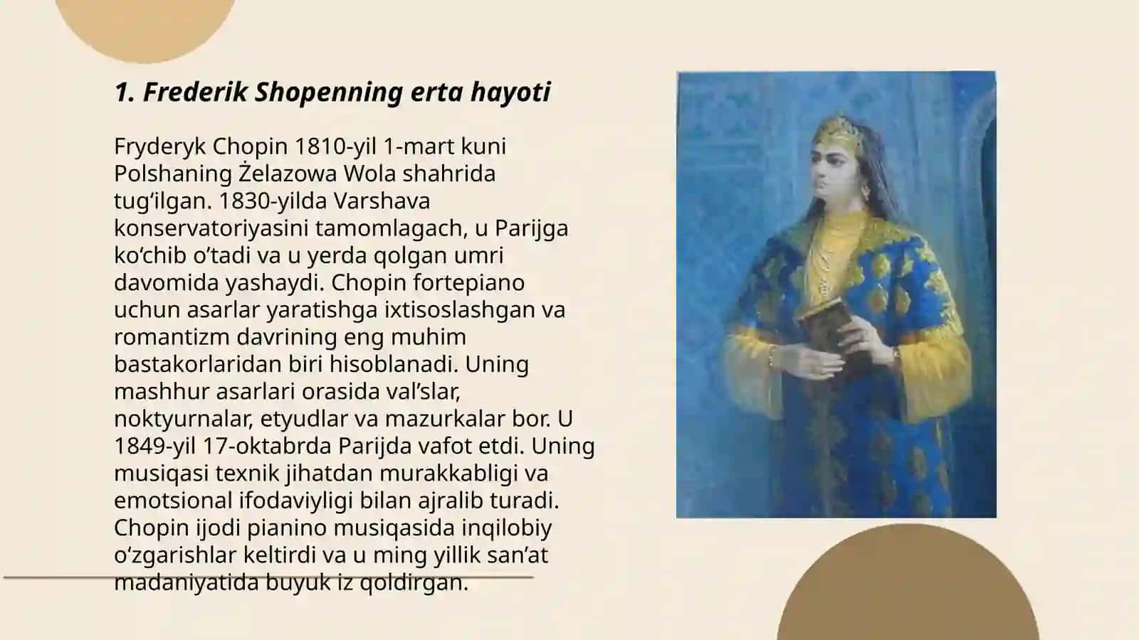 Frederik Shopenning erta hayoti 3