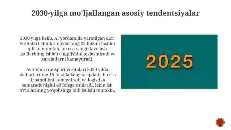 Suniy intellekt 2030-yilda 3