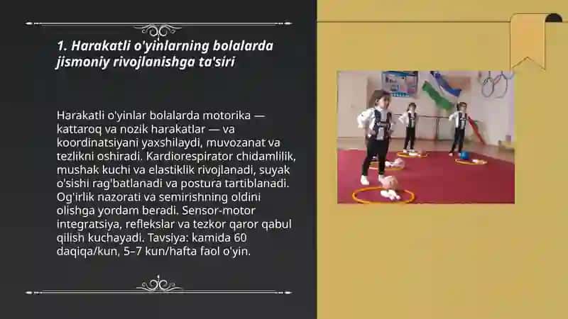 Harakatli oyinlar bolalarda jismoniy madaniyatni tarbiyalashning oziga xos xususiyatlari 3