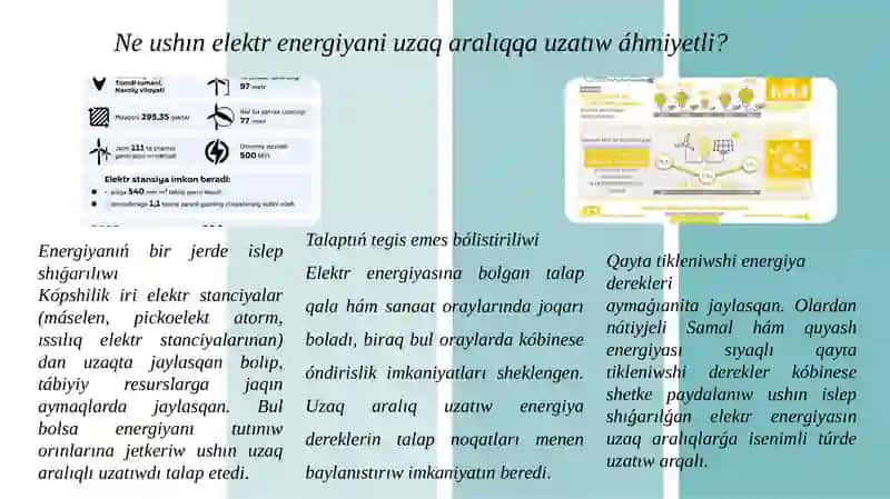 Elektr energiyani ozgermeli ham turaqli tok penen uzaq araliqqa jetkerip beriw 3