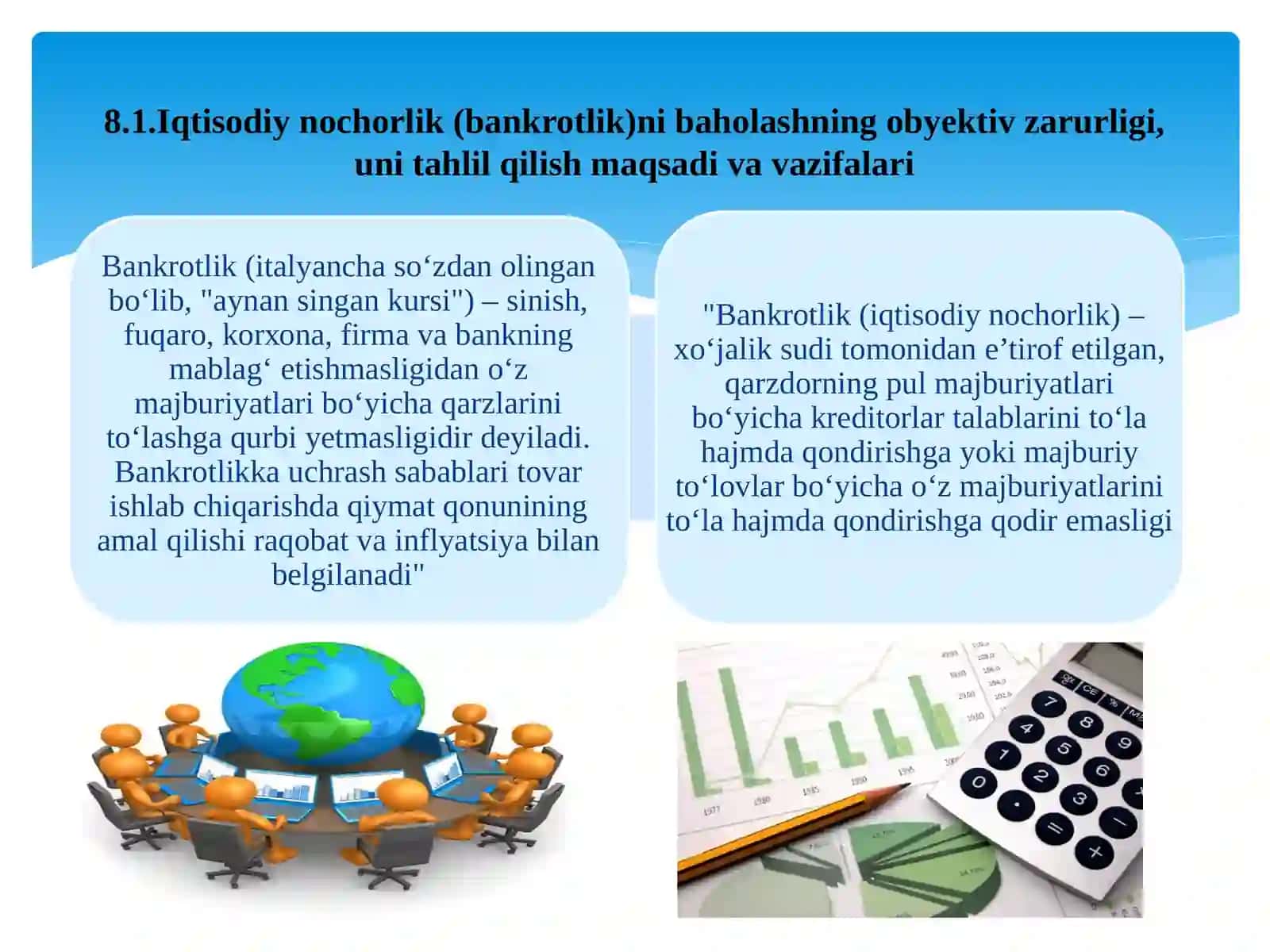KORXONALAR IQTISODIY NOCHORLIGI (BANKROTLIGI)NI BAHOLASH VA TAHLIL QILISH 3