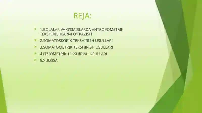 Antropometrik ko‘rsatkichlarni aniqlab oling 3