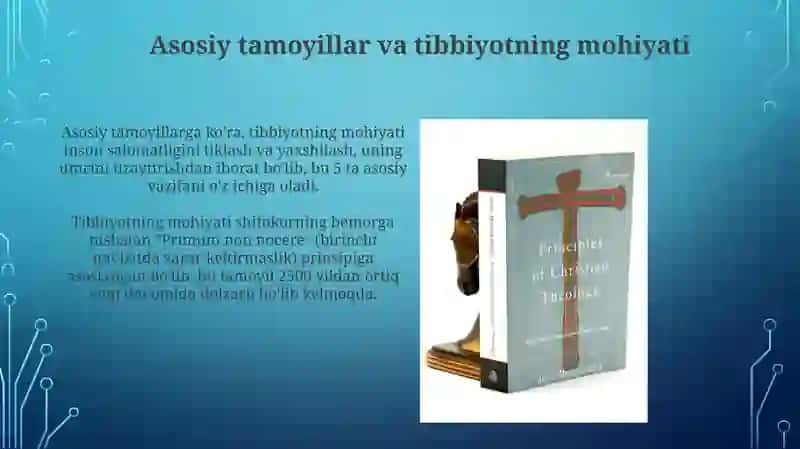 Tib qonunlari 1-kitob: Asosiy tamoyillar 3