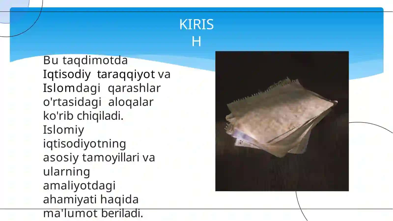 Islomda iqtisodiy  qarashlar 3