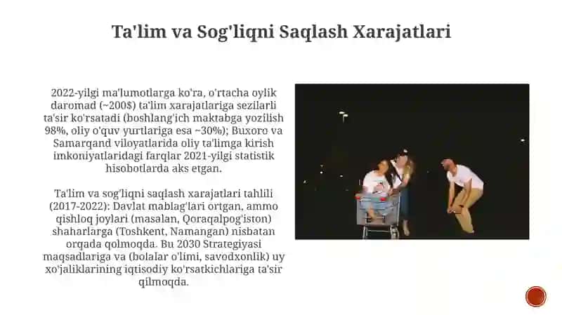 Oila iqtsodiyoti,stat uz malumotlari oila iqtsodoyoti bo'yicha va 2030 yil strategiyasi 3