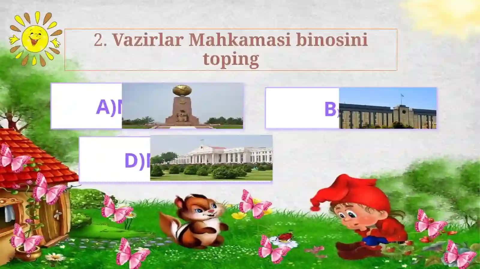 3- sinf ona tili va o’qish savodxonligi fanidan o`tilganlarni mustahkamlovchi test topshirig`i 3