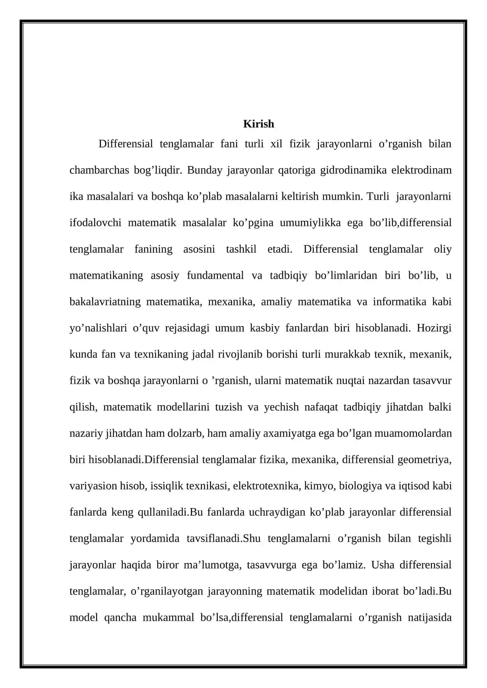 Avtonom sistemalarning holatlar tekisligi 3