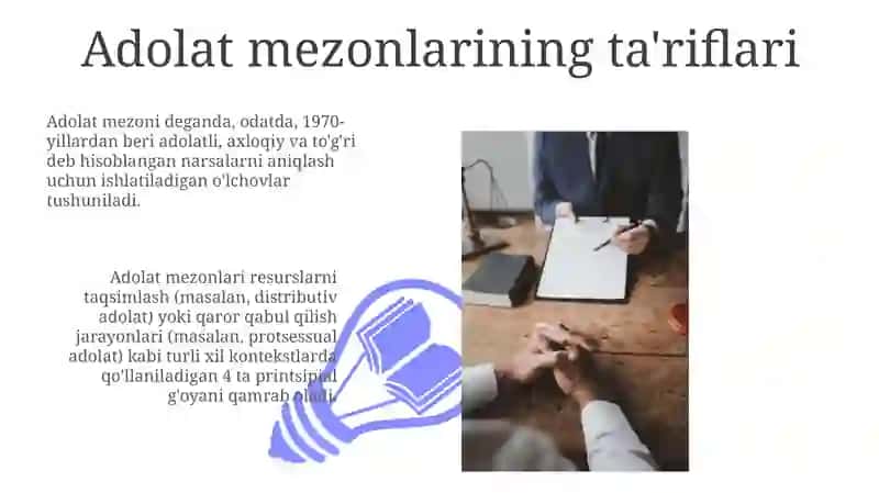 Ziddiyatlar yechimida adolatparvarlik mezonlari 3