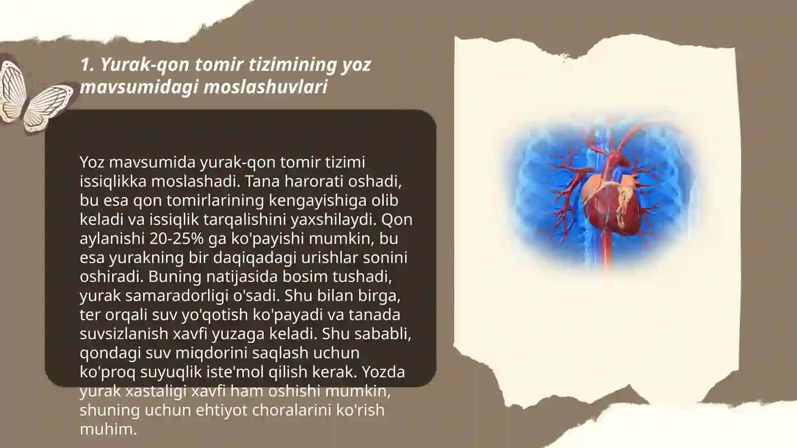 Yurak-qon tomir tizimining yozga doir fiziologiyasi va gigenasi 3