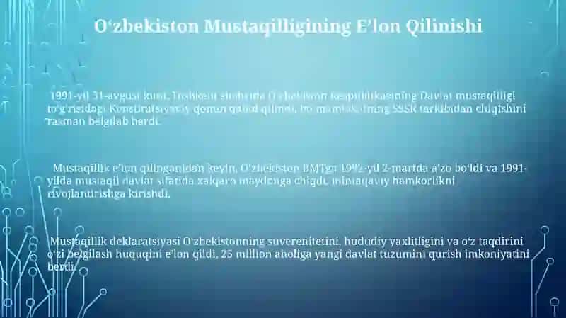 Oʻzbekistoning oʻzigaxos iqtiqlol va taraqiyoti 3