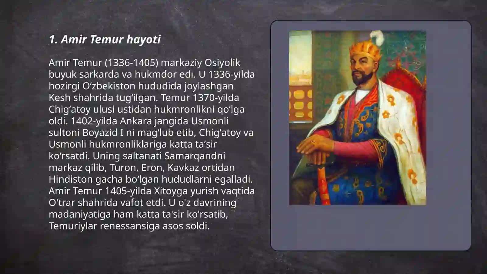 Amir Temur Buyuk davlat arbobi 3
