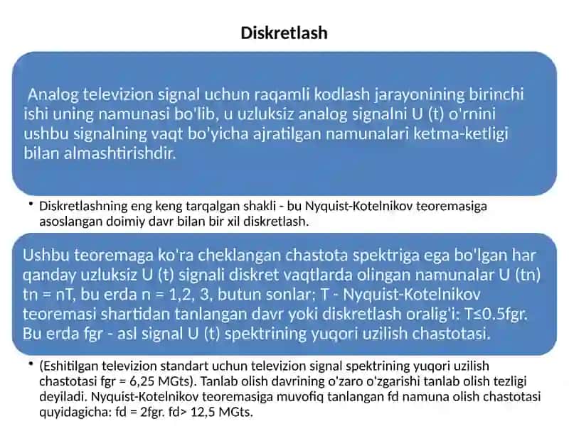 Zamonaviy raqamli media va televizion texnika va texnologiyalar 3