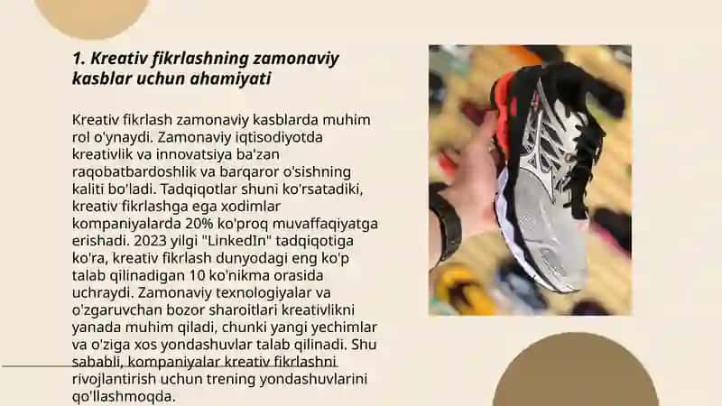 Zamonaviy mutaxassis tayyorlashda kreativ fikrlash 3