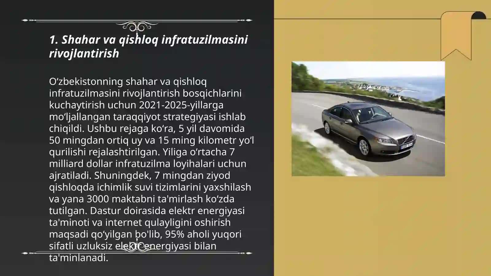 Shahar va qishloq infratuzilmasini rivojlantirish 3